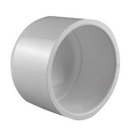 Bissell PVC 02116 0600 0.5 in. PVC Pipe Cap in White HO159421